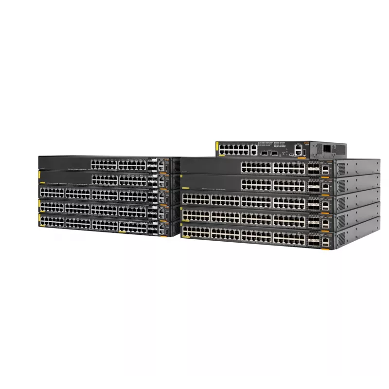 HPE Aruba 6200F 12G Class4 PoE 2G/2SFP+ 139W Slēdzis - L3 pārvaldāms - 12 x 10/100/1000 (PoE+) + 2 x 100/1000 (augšupsaite) + 2 x 1 Gigabit / 10 Gigabit SFP+ - uzstādāms statīvā