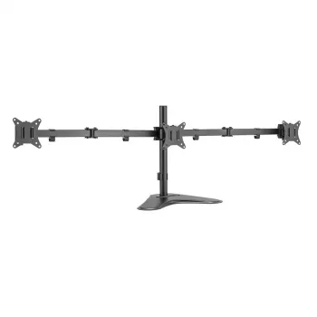 LOGILINK BP0174 Trīskāršs monitora stiprinājums 17-27 collu, rokas garums 658 mm, ar viedtālruņa turētāju, alumīnijs