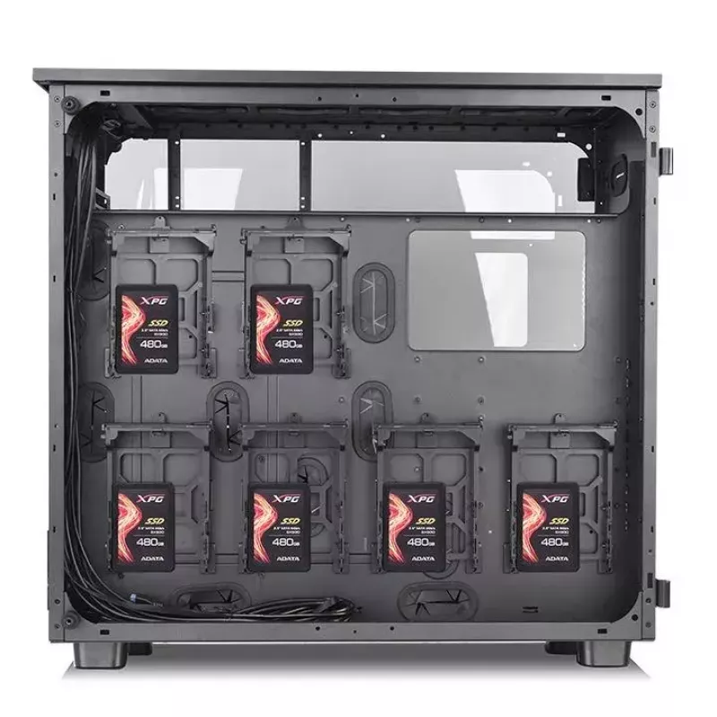 PC korpuss Thermaltake View 91 TG RGB Ultra Tower Melns