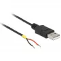DELOCK Kabel USB 2.0 Typ-A St > 2x offene Kabelenden
