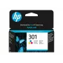 HP 301 - 3 ml - krāsains (ciāna, fuksīna, dzeltena) - oriģināla - tintes kasetne - paredzēta HP DeskJet 1000, 1010, 1050 AiO, 1050A AiO, 1510 AiO, 2000, 2050 AiO, 205