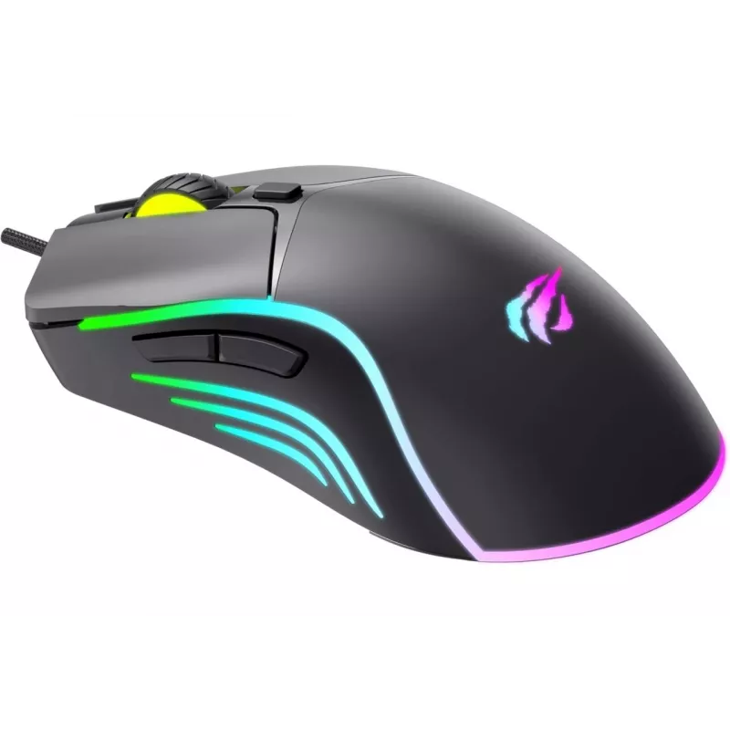 Havit MS1038 gaming pele melna ambidextrous USB 8000 DPI 7 pogas