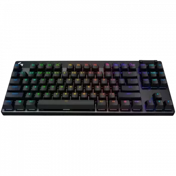 LOGITECH G PRO X TKL LIGHTSPEED mehāniskā spēļu tastatūra - MELNA - NORDIC - LINEĀRI slēdži