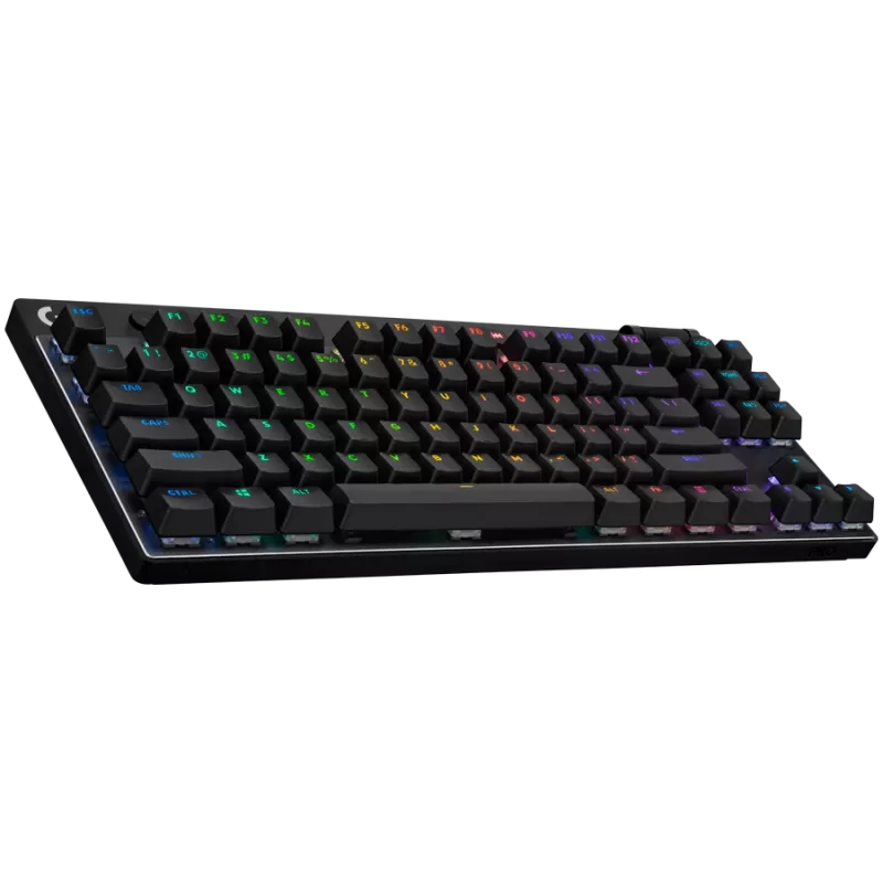 LOGITECH G PRO X TKL LIGHTSPEED mehāniskā spēļu tastatūra - MELNA - NORDIC - LINEĀRI slēdži