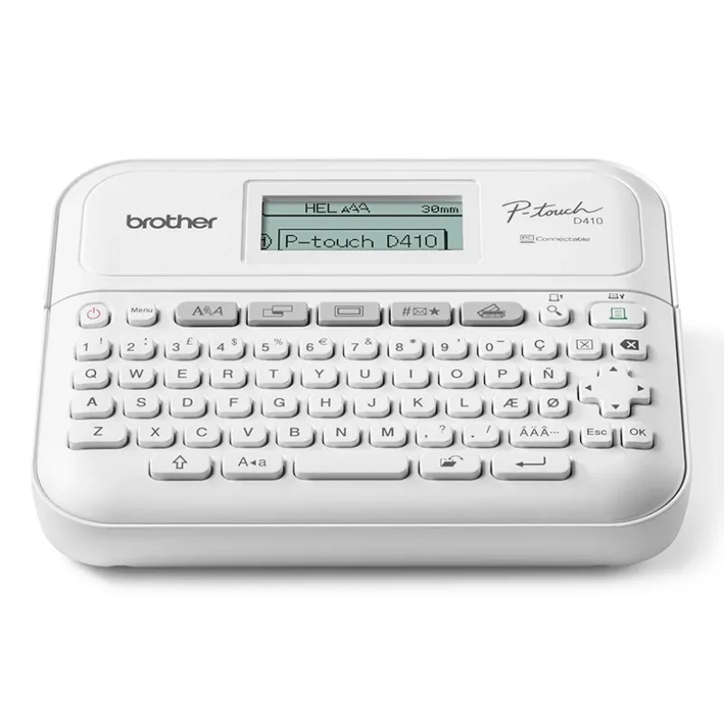 Brother PT-D410VP etiķešu printeris ZINK 180 x 180 DPI vads TZe QWERTY