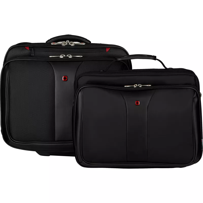 Wenger Patriot 2-Daļīgs Biznesa Trolley Komplekts - Melns