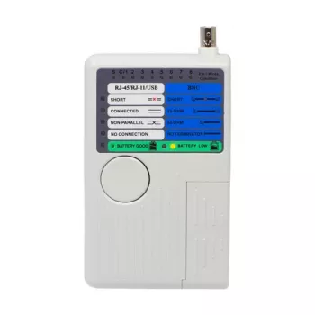 Alcasa GC-N0097 tīkla kabeļu testeris UTP/STP pelēks (GC-N0097)