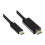 Good Connections GC-M0101 - 2 m - HDMI Type A (standarta) - USB Type-C - vīrišķais - vīrišķais - taisns