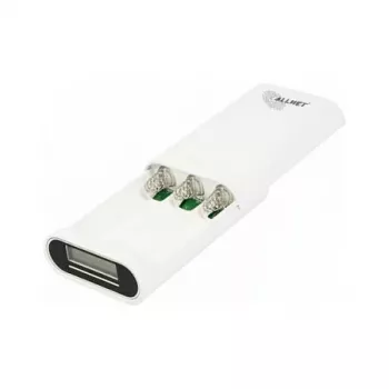 ALLNET Powerbank 18650 3,7V 3 komplekts balts ALL-PB104 - Akumulators - Micro (AAA)