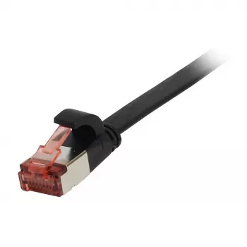 Synergy 21 Patch Kabelis RJ45, CAT6 250MHz, 7,5m melns, FTP(U/FTP), TPE(Superflex), plakans