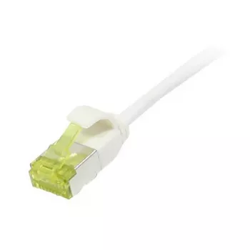 Patch vads RJ45, CAT6A 500MHz, 10m, Balts, U/FTP, plāns apaļš d=3,8mm, TPE/LSZH (Superflex), AWG32, ar Cat.7 izejas kabeli, Synergy 21 (S217329V3)