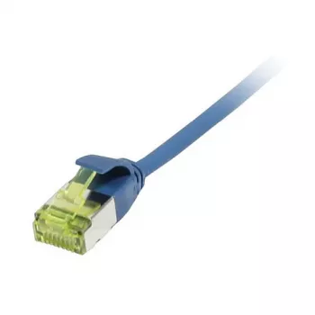 Synergy 21 Patch Cable RJ45 CAT6A 500Mhz 1.0m Zils U/FTP plāns apaļš d 3.8mm - Tīkla kabelis - CAT 7 / RJ45 spraudnis