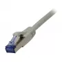 Savienojuma kabelis RJ45 - CAT6A 500MHz - 2m - pelēks - S-STP(S/FTP) - AWG26 - LSZH - Synergy 21