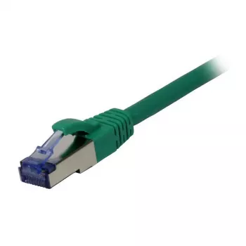 Patch kabelis RJ45 - CAT6A 500MHz - 7,5m - zaļš - S-STP(S/FTP) - AWG26 - LSZH - Synergy 21