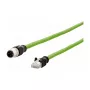 METZ CONNECT 142M4D15050 Tīkla kabelis 5 m Cat5e Zaļš