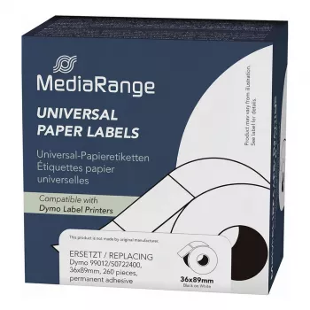 MediaRange daudzfunkciju papīra etiķetes MRDY99012 36x89mm 260 gab.