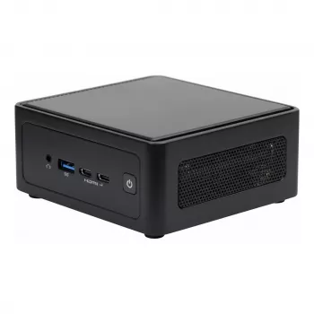Barebone ASROCK NUC-Box-255H — kompakts modulārs sistēmas korpuss ar HDMI un USB-C