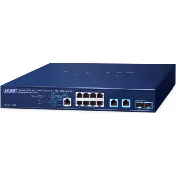 Slēdzis pārvaldīts L3 PLANET MGS-6311-10T2X 8-portu 2.5GBASE-T 10G Ethernet