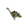 Exsys EX-16415 - FireWire adapteris PCIe - FireWire 400, FireWire 800