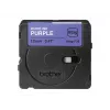 Lentīšu lente Brother BTAG-F35 Balts uz violeta 1,2 cm 4 m