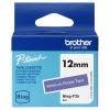 Lentīšu lente Brother BTAG-F35 Balts uz violeta 1,2 cm 4 m
