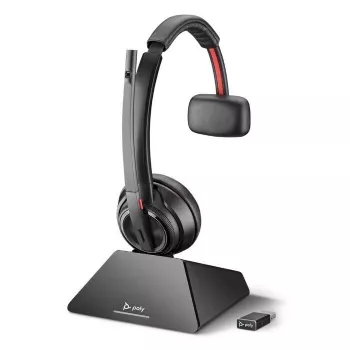 HP Poly Savi 8210 UC — Bezvadu austiņas (On-Ear, DECT 6.0, Microsoft Teams sertificēts)