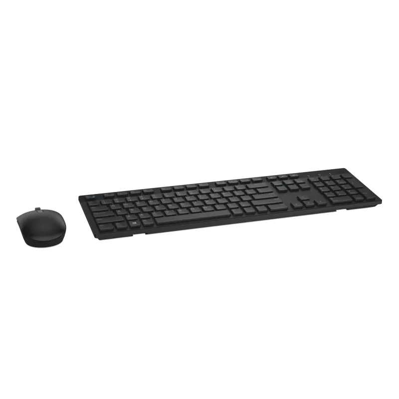 Dell KM636 - Bezvadu tastatūras un peles komplekts - 2.4 GHz - QWERTZ - Vācu - Melns