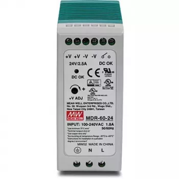 Barošanas bloks Trendnet TI-M6024 v1.0R, 24V/2.5A, 60W, DIN-sliežu