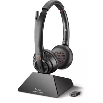 HP Poly Poly Savi 8220 UC - Standarta - Austiņu sistēma - On-Ear - DECT 6.0 - Bezvadu (209215-02)