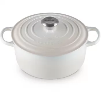 Le Creuset Signature Cepešpanna apaļa 24cm meringue (21177247164430)