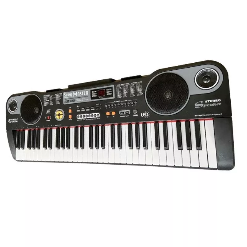 MQ 6115L - tastatūra ar mikrofonu mācībām, bērniem