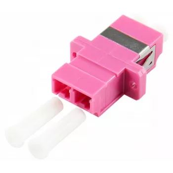 EFB-Elektronik Sakabe LC Duplex OM4 viengabala, viršu violeta, keramikas uzmava, SC Simplex