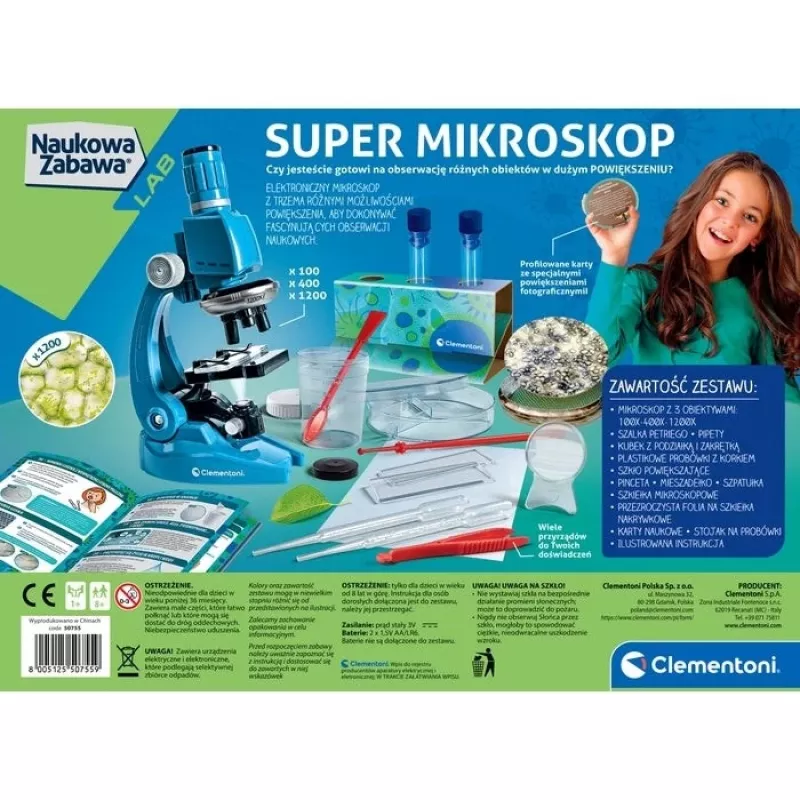 Clementoni Scientific Fun - Super Mikroskops