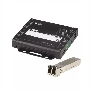 AV raidītājs un uztvērējs ATEN VE883AK1 True 4K HDMI optiskais pagarinātājs 4K@300m 10km