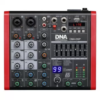 DNA CM4-DSP USB MP3 Bluetooth Phantom Audio Mikseris