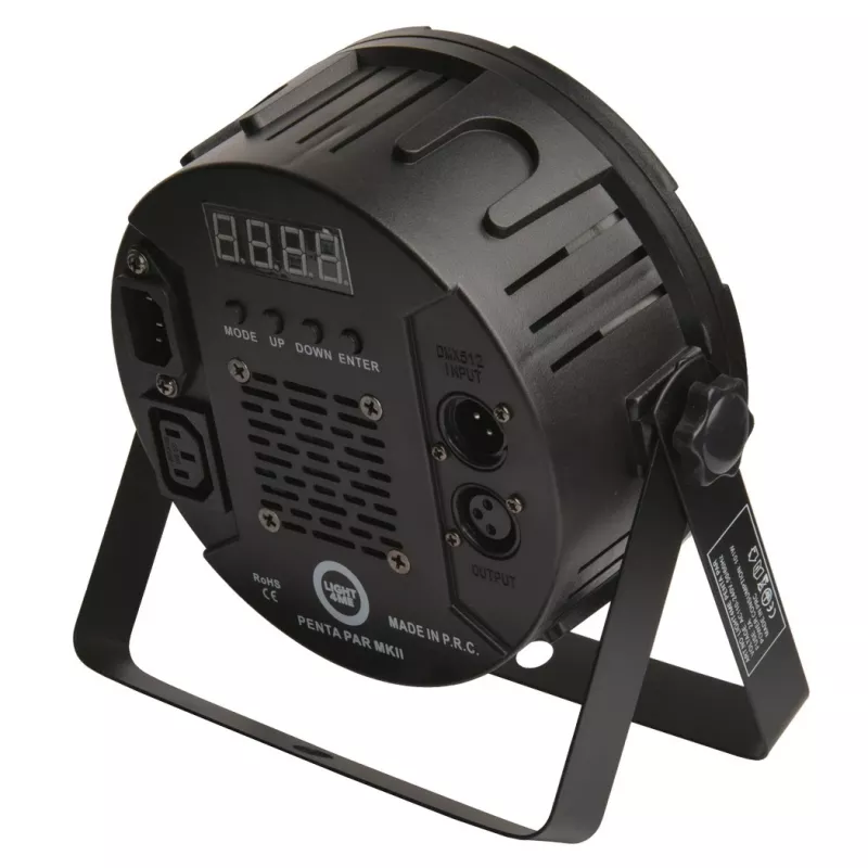 LIGHT4ME PENTA PAR 8x12W MKII RGBWA LED prožektors