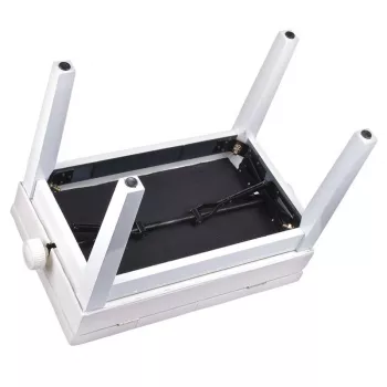 V-TONE ŁAWA 2 WH - piano bench with storage compartment and Augstums adjustment, Balts