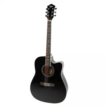 V-TONE AG Two BK — 4/4 akustiskā ģitāra, melna