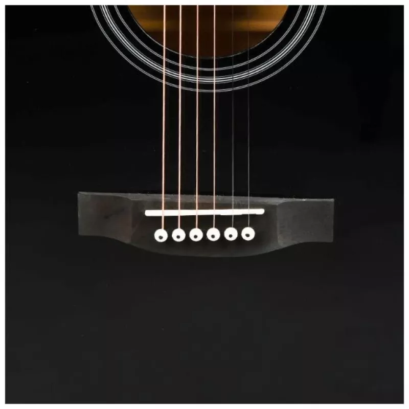 V-TONE AG Two BK — 4/4 akustiskā ģitāra, melna