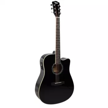 V-TONE VEAG1 CE BK - 4/4 elektroakustiskā ģitāra, melna