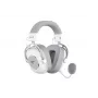 Bezvadu austiņas HAVIT H2002YG — 2,4 GHz, Bluetooth, vadu, 20–20 000 Hz, 10 m darbības rādiuss, 257 g (balta/pelēka)