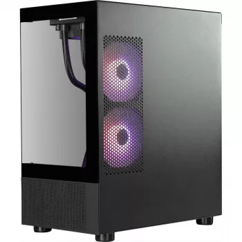 Galddators THERMALTAKE FTW A-Line LCS 5060 D5 spēļu dators, melns/caurspīdīgs, Windows 11 Home