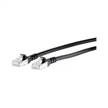 METZ CONNECT Patch Cable Cat.6A AWG26 80m melns - Tīkla kabelis - CAT 6a (130845H000-E)