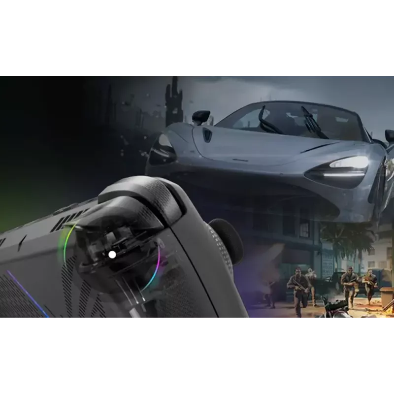 Portatīvā spēļu konsole ASUS ROG Ally X RC73XA-NH011W, 7 collu 1920x1080 120Hz IPS, AMD Ryzen AI Z2 Extreme 8-kodolu, 24 GB LPDDR5x, 1 TB SSD, Wi‑Fi 6E, Bluetooth 5.2, 80 Wh akumulators