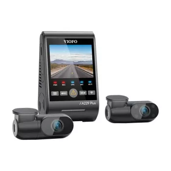 Auto reģistrators VIOFO A229 PLUS 3CH 2K + 1080p WiFi GPS