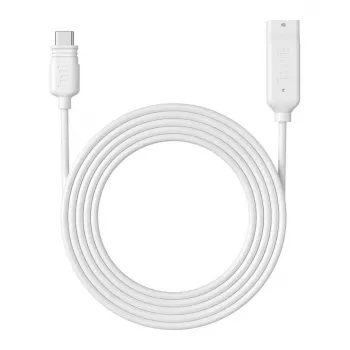 Reolink saules paneļa pagarinājuma kabelis ar USB-C portu RLA-CBP2 baltajiem saules paneļiem