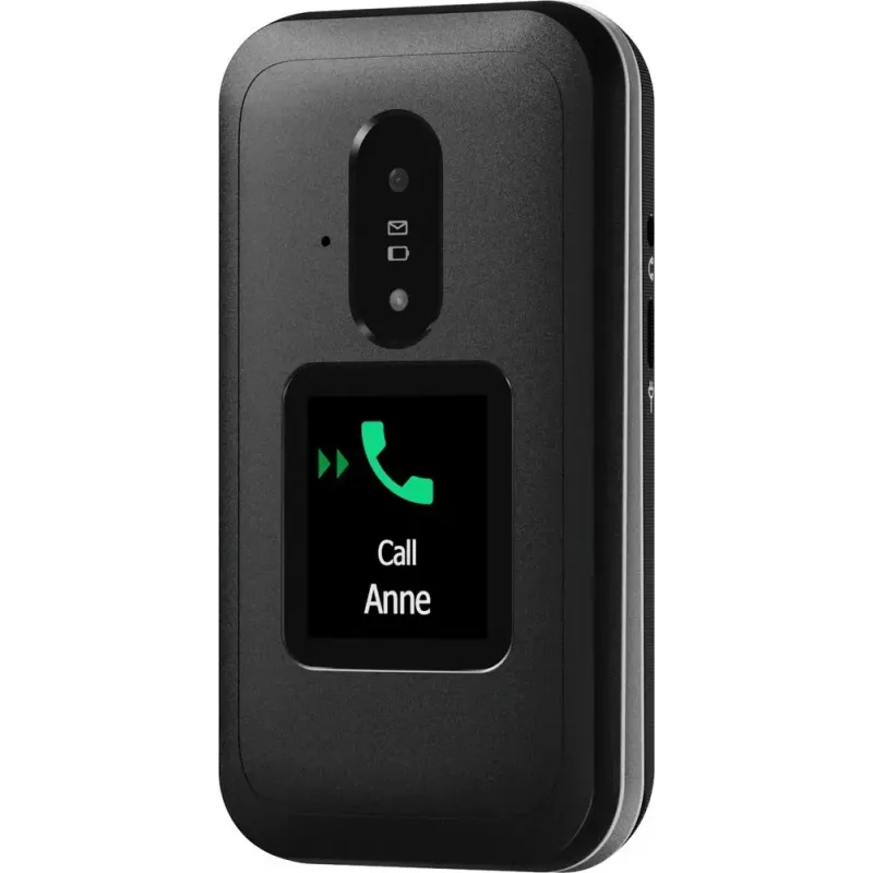 Doro Leva E30 saliekamais telefons 2.8 collu 1150 mAh Melns Balts