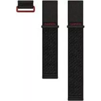 Pulksteņa siksniņa GARMIN Venu X1 Quick Release 24 mm, melna, saderīga ar Venu X1