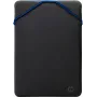 HP Reversible Protective 15.6 Sleeve Case Melns, Zils (2F1X7AA#000)