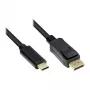 Good Connections GC-M0106 - 2 m - USB Type-C uz DisplayPort - Vīrietis - Vīrietis - Zelts